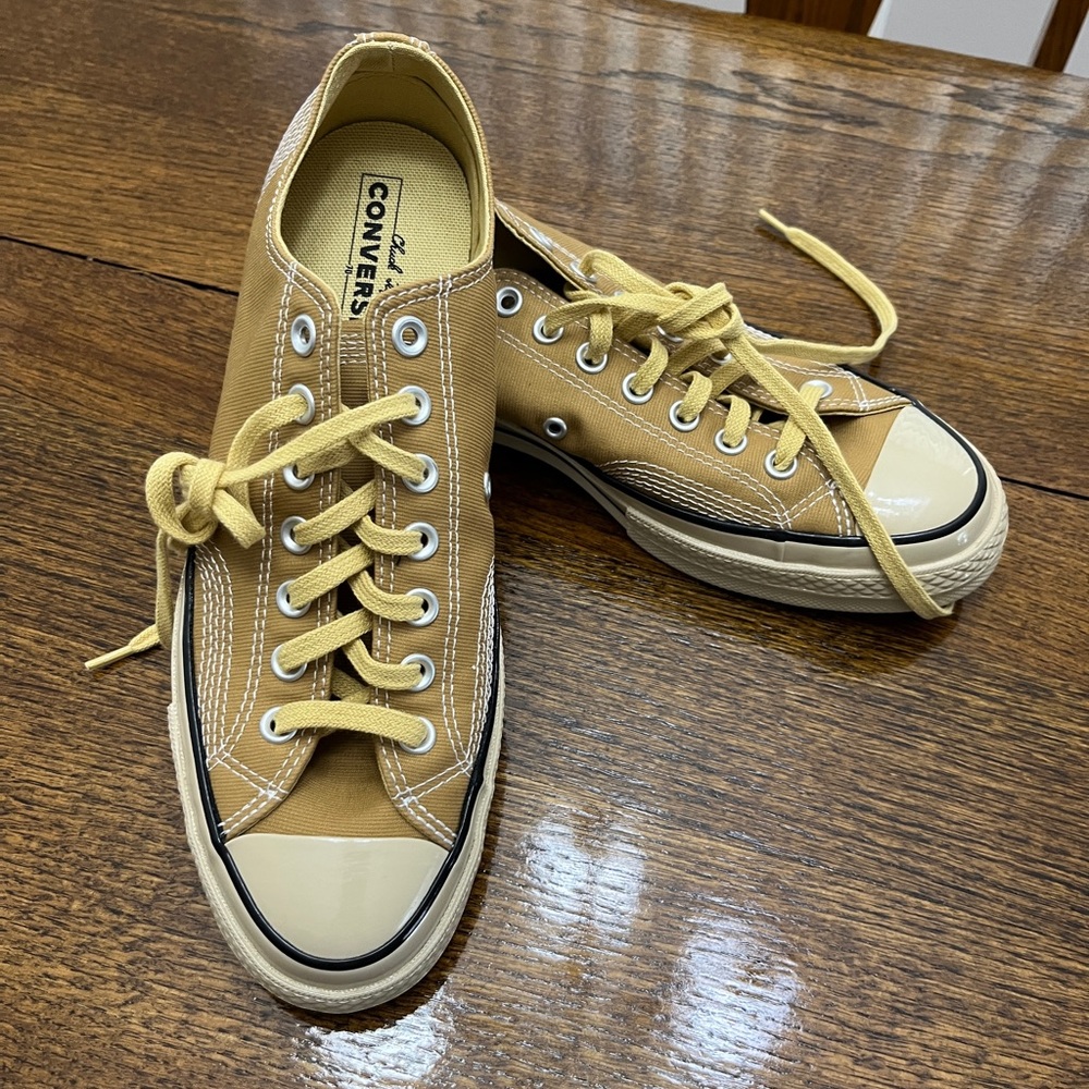 NWOT Rare Converse golden tan Sneakers - Picture 4 of 8